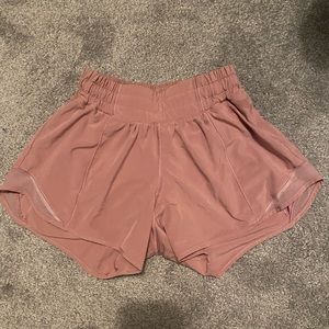 Hotty Hot High-Rise Lined Short 2.5”: Pink Taupe
